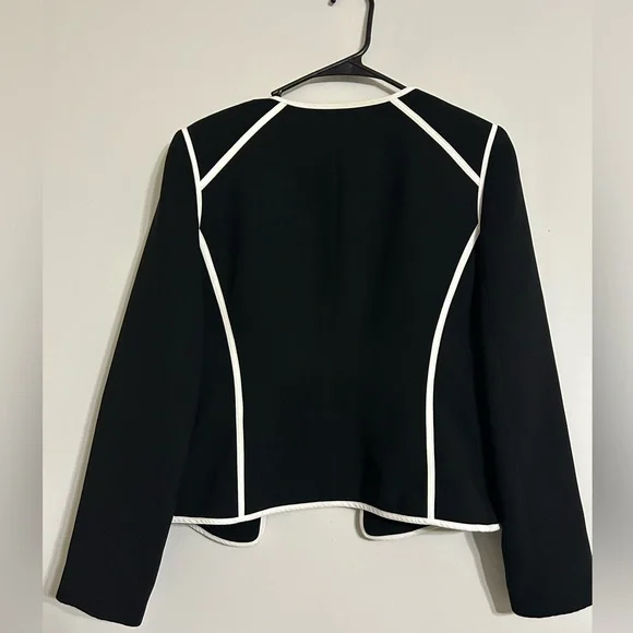 Kasper Black and White Suit Separate Size 6 - Picture 2 of 5